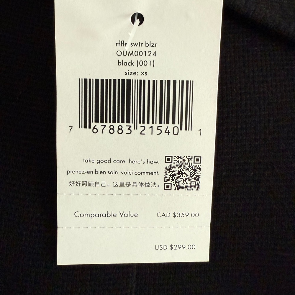 Kate Spade Rffle sweater blazer. - Picture 6 of 6